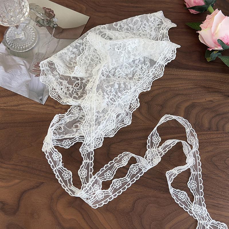 Triangle Short Skirt Half Skirt Butt Curtain Skirt Lace Trim Small Apron Soft Lace Stacked Fashion Spring Headscarf Accessories