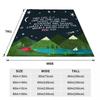 How Cool Is It Camping Flannel Blanket Nordic Vintage Travel Art Print Home Decor Living Room Bedroom Gift Soft Throw Blanket