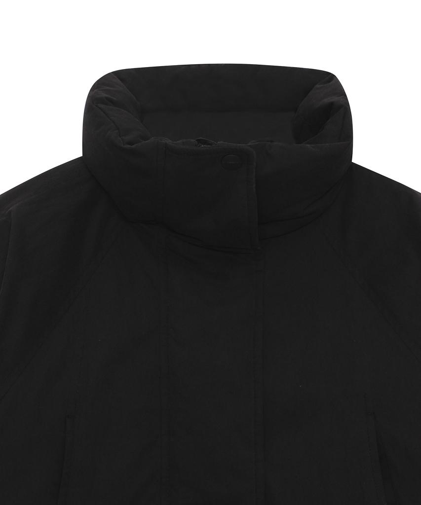 SUPERDRY W High-Neck Mid-Down Jumper Black