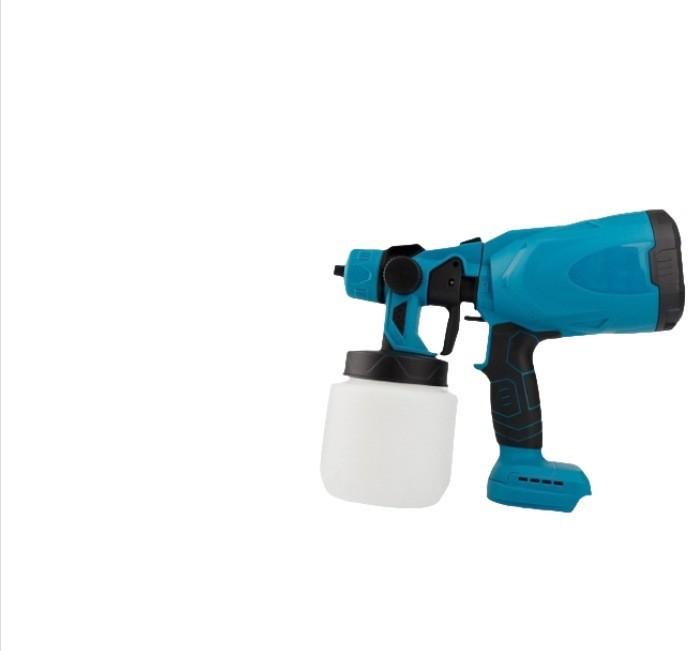 Электрический краскопульт 1000 мл Высокомощный аккумуляторный краскораспылитель HVLP Авто Мебель Стальное покрытие Аэрограф Для аккумулятора Makita 18 В пин