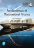 The Fundamentals of Multinational Finance, Global Edition Book