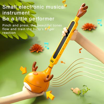 Otamatone японский электронный музыкальный инструмент для детей, синтезатор томатов, электрический головастик, Kawaii Kid Kalimba, игрушка-пианино