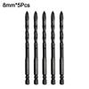 Надежный набор эксцентриковых сверл для точной работы по плитке и стеклу 5 шт.