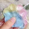 Three Color Rainbow Cat Paw Soft Pinch Cute Cat Paw Slow Rebound Pinch Stress Relief Birthday Gift