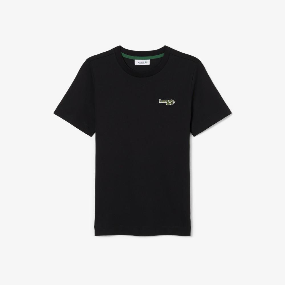 [Lacoste] Women's Soft Branding Short-Sleeve T-shirt TF5058-56G031