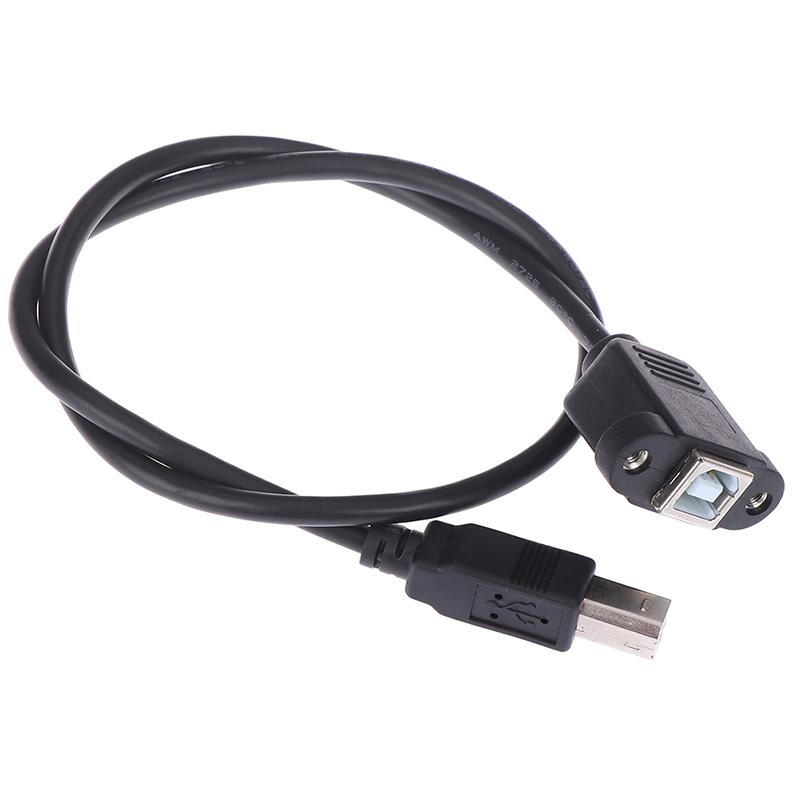 Usb 2.0 Тип B Мужской к Типу B Женский Удлинительный Кабель для Принтера С Креплением На Панель