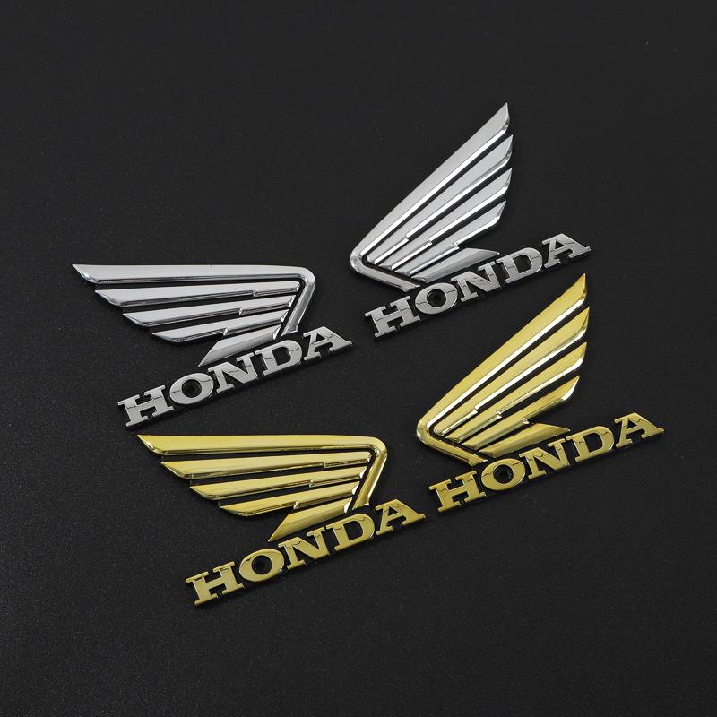 CKU5 Honda Sticker Logo Wing 3D For Motorcycle Decoration motorbike stickers Fuel Tank Body Tail Wing Side Pcx160nss 350pcx 125cbr