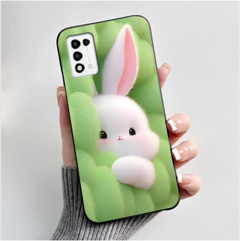 For ZTE Libero 5G III,  A202ZT Soft Silicone Black Case For ZTE Libero 5G II, A103ZT Popular Pattern Panda Shockproof Shell