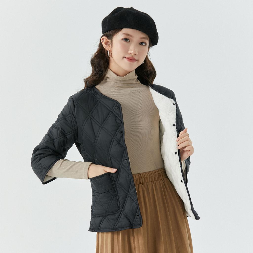 Зимняя домашняя хлопковая одежда женская с рукавом семь минут, утепленная и утолщенная, плюс большая хлопковая куртка, которую может носить мама, внутренняя женская 2409