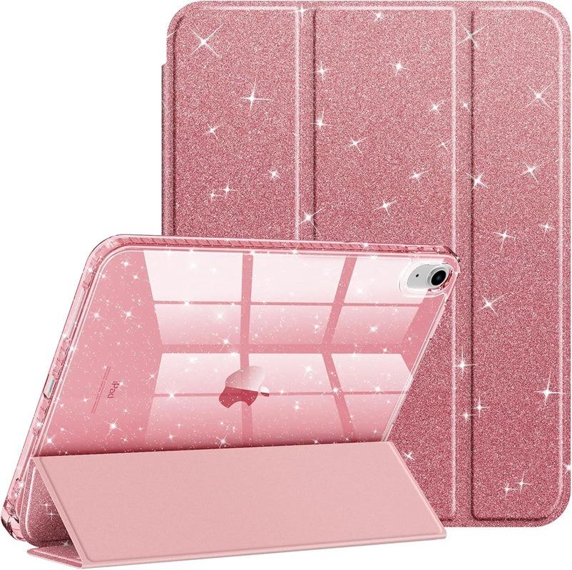 Чехол для iPad 11-го 12-го A19 A16 10-го с держателем для карандаша Funda iPad Air 11 13 M4 Pro 11 12.9 4 5 10.9 10.2 Умный блестящий чехол