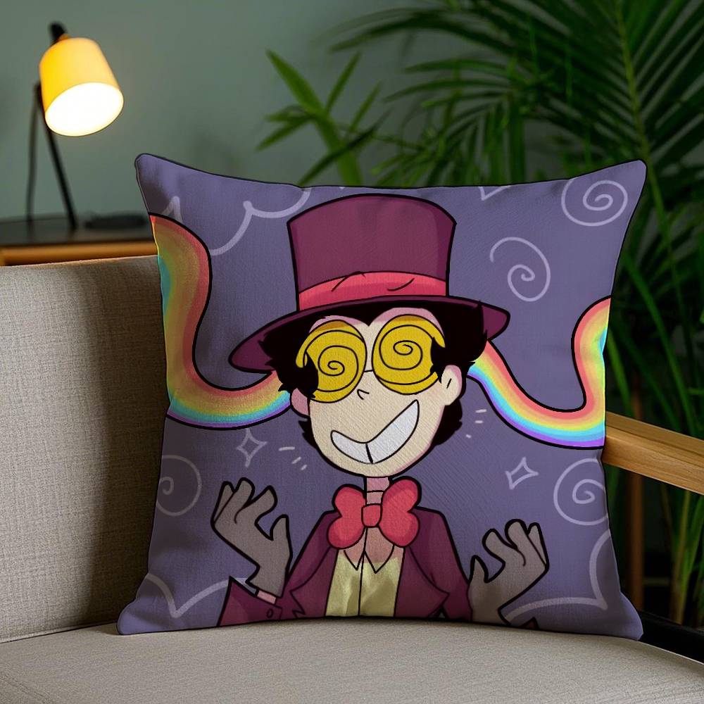 Крутая Мультяшная Наволочка S-Superjail для Подушки Офисный Диван Кровать в Общежитии Спинка Короткий Плюш Двусторонняя Печать Домашняя Наволочка для Подушки