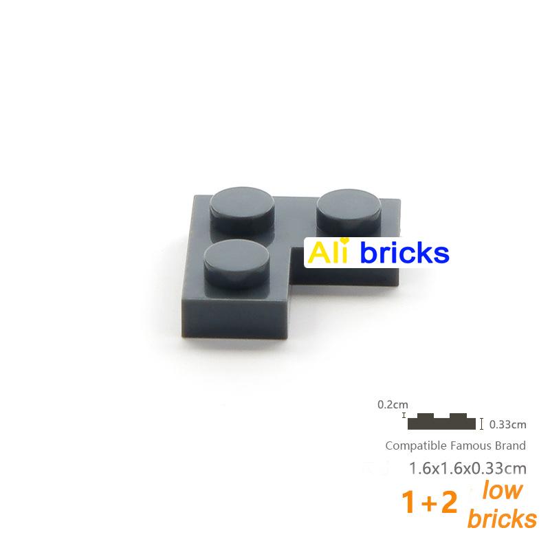 40 шт. Оптовые аксессуары Детали Пластина 2x2 Угловая Идея Строительные Кирпичики 2420 DIY Классические Блоки MOC Образовательные Игрушки Для Детей