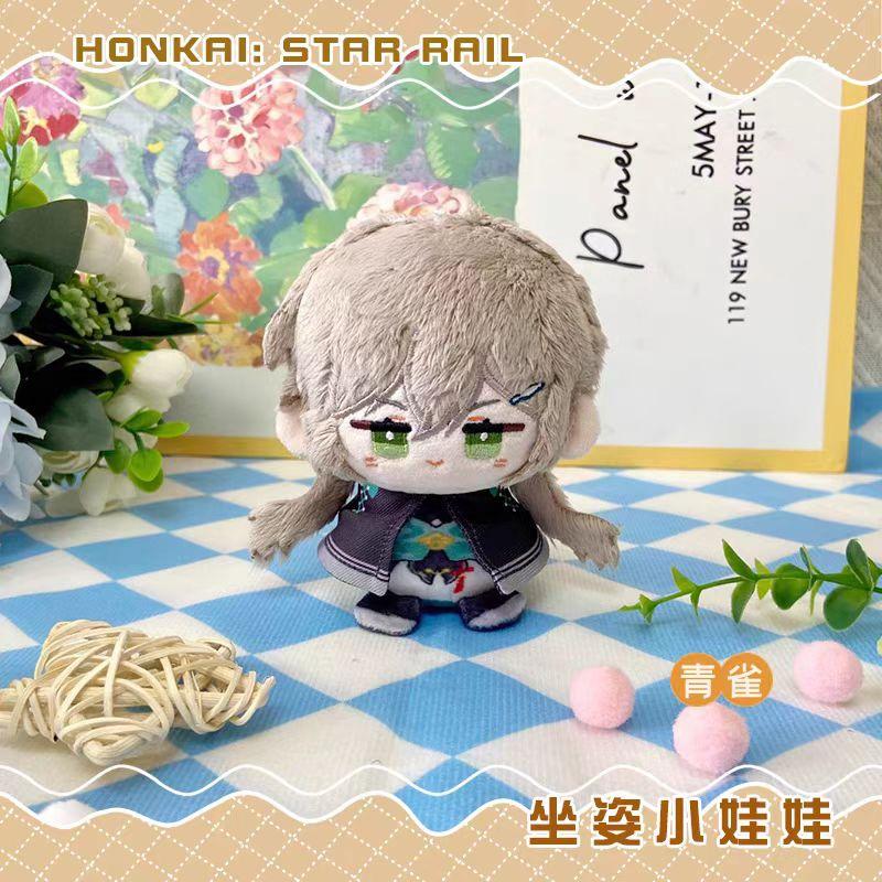 Хонкай: Плюшевые куклы Honkai Star Rail Алекса Файнон Мидей Мультяшная Аниме Фигурка Мягкие игрушки Подвеска для рюкзака Коллекционная для фанатов