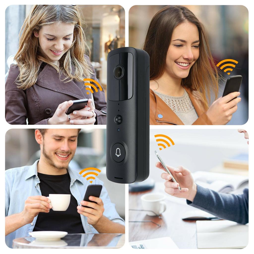 Умный видеодомофон 1080P, Wi-Fi, беспроводной домофон, дверное кольцо, камера, звонок, безопасность, простота установки и использования, прочный и долговечный для жилых домов, отелей