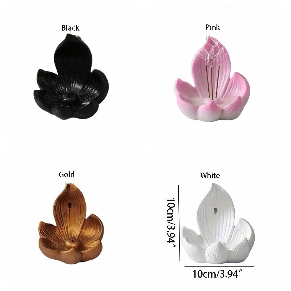 Портативный держатель диффузора из смолы Lasting Lotus Incens Ornament Home Decoration