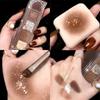 New 5 Color Natural Color Eyeshadow Tray Waterproof Earth Color Pearlescent Matte Lasting Contouring Eyeshadow Tray Eye Makeup Student Women's Makeup