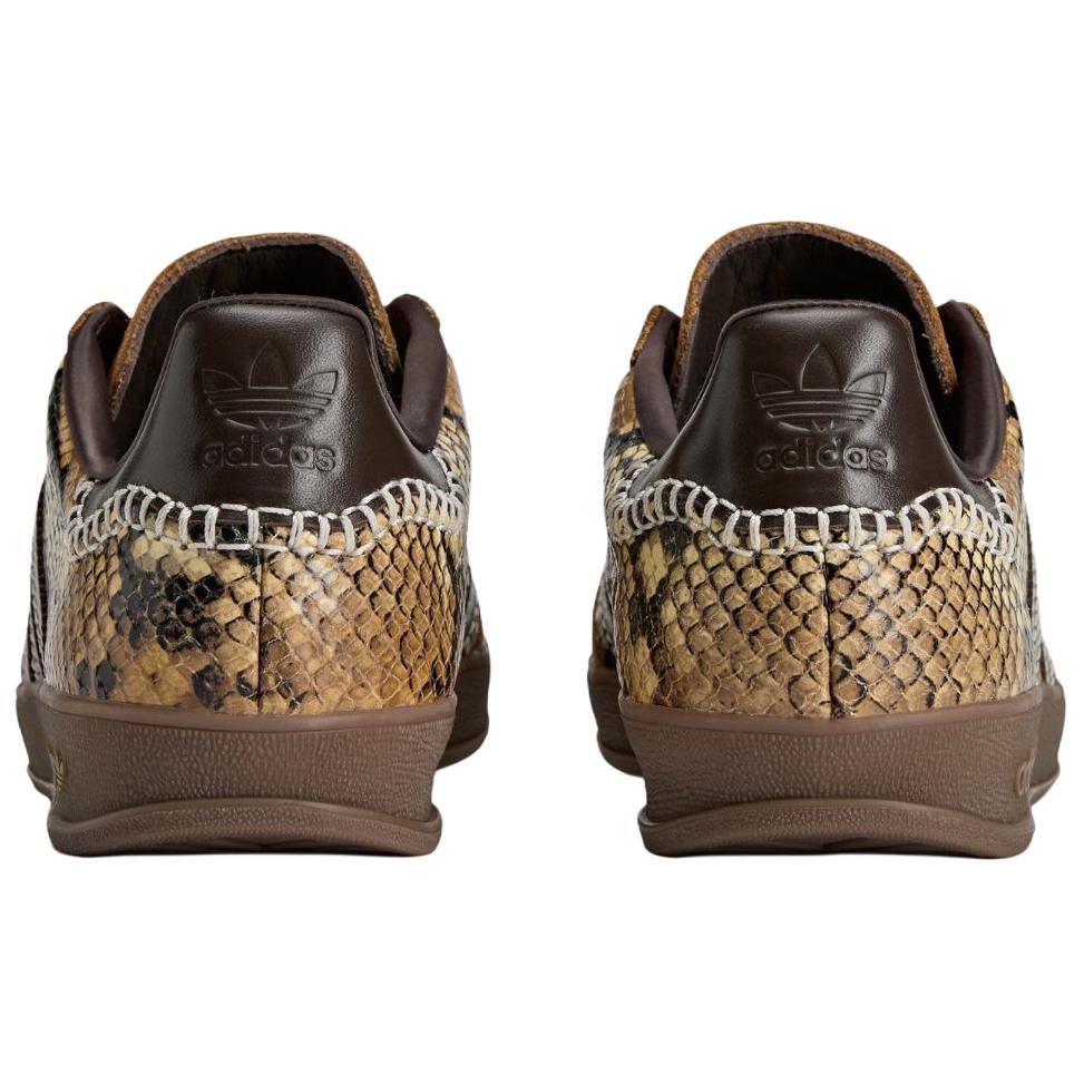Кроссовки Wales Bonner x adidas Gazelle Snake Dusty Rust Унисекс Коричневый Wonder-White Core-Burgundy KK3641