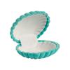 [P9178] - Turquoise 'Shell' Designer Box - 60x53x28 Mm