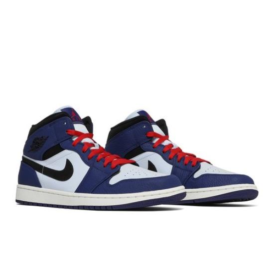 Air Jordan 1 Retro Mid SE Насыщенный королевский синий Мужские 852542-400