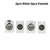 3 Pin XLR Panel Mount Connectors 4 Pack 2 Male 2 Female Jack Sockets for Microphone Cable Sound Stage Setup