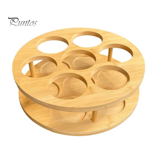 Wooden Wine Rack Cup Organizer Smooth Edge Burr Free Swivel Design Easy Installation Red Wine Bottle Storage Holder