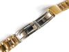 King Watch Parts Совместимый с неоригинальным браслетом Oyster для Datejust GP Yellow 19 мм [Импорт Оригинал] Rolex, Мужские часы, Золото,
