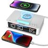 Multifunctional LED Mirror Digital Alarm Clock Desktop Electronic Clock with RGB Ambient Light