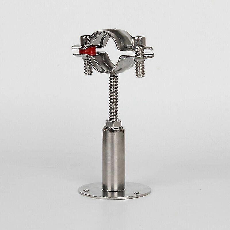 Stainless steel wall bracket for 25 mm diameter pipe (2 pieces), 60 mm