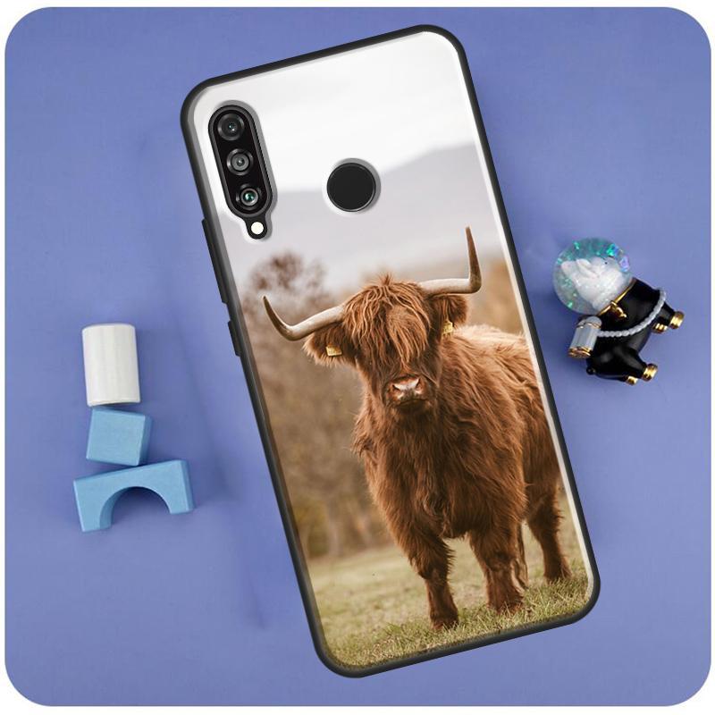 Highland Cows For Huawei Nova 3i 7i 8i 11i 12i 9 10 SE Y60 Y61 Y70 Y72 Y73 Y90 Y91 P20 P30 P40 Lite Case