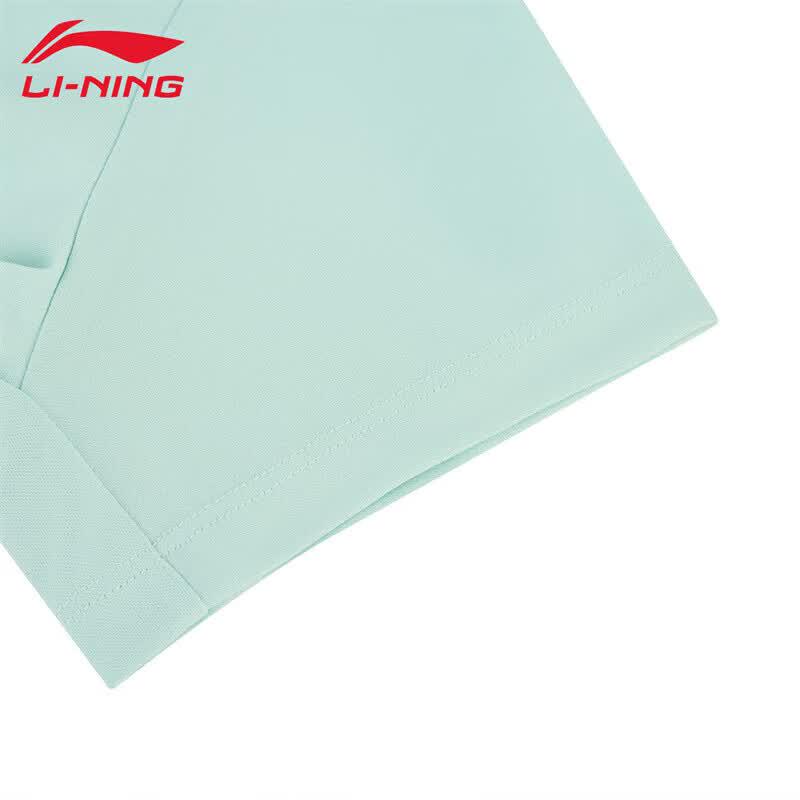 Li-Ning Женская короткорукавная рубашка-поло для ежедневной носки 2026