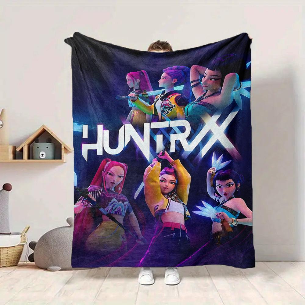 1 шт. Фланелевое одеяло Huntrix [Уютное покрывало] Для дивана, кровати, путешествий, кемпинга, гостиной, офиса, дивана, кресла и кровати