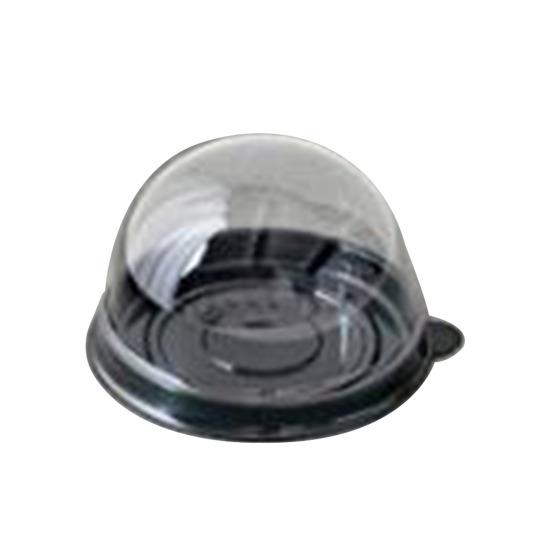 Набор из 50 шт. коробок для упаковки тортов, прозрачные пластиковые мини-коробки для кексов с надежной крышкой, подарочная коробка для выпечки для маленьких тортов, пирожных, десертов, печенья