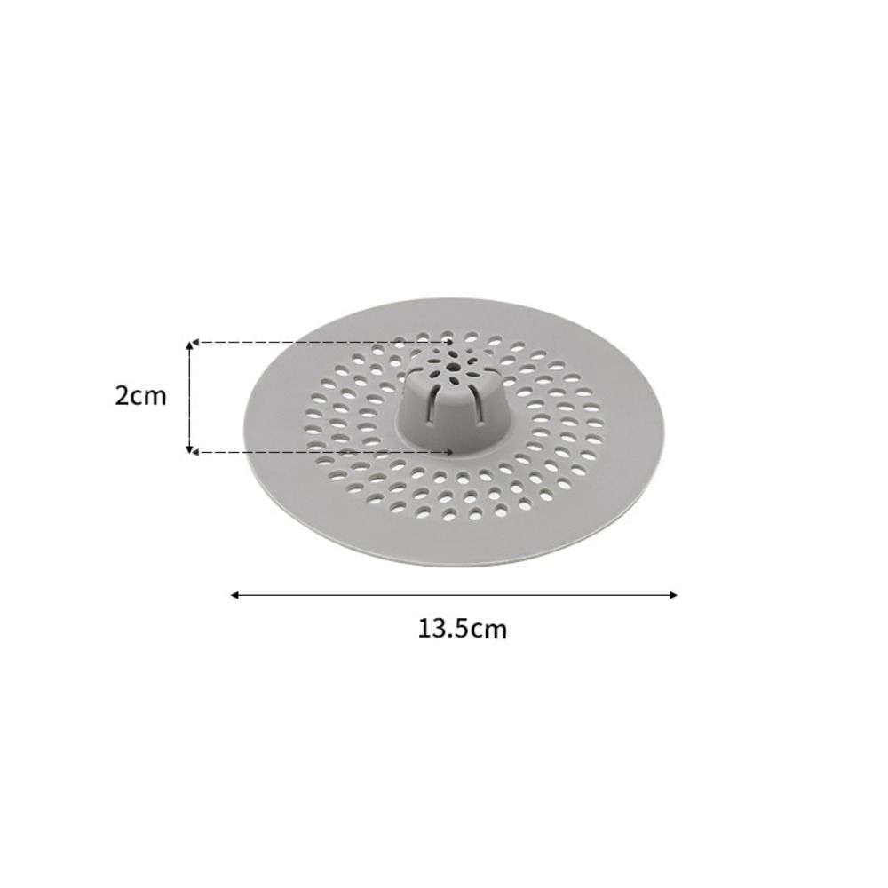 Anti-blocking Hair Kitchen Sink Filter Round Stain Resistant Sink Strainer Lightweight Silicone Hair Filter Hand Sink