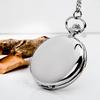Gifts Classical Polish Smooth Double Face Pocket Watch