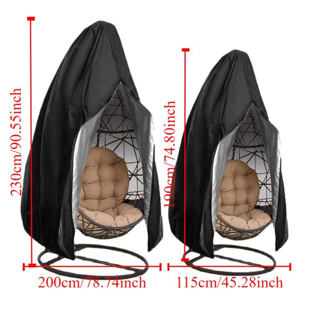 Водонепроницаемый защитный чехол для качелей, противопылевой чехол для мебели, чехлы для подвесных кресел-яиц для улицы