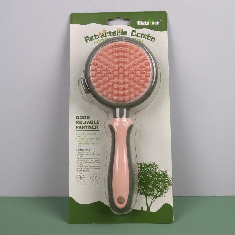 Pet comb dog cat hair removal needle comb cat hair dog hair cleaning artifact pet self-cleaning fading comb