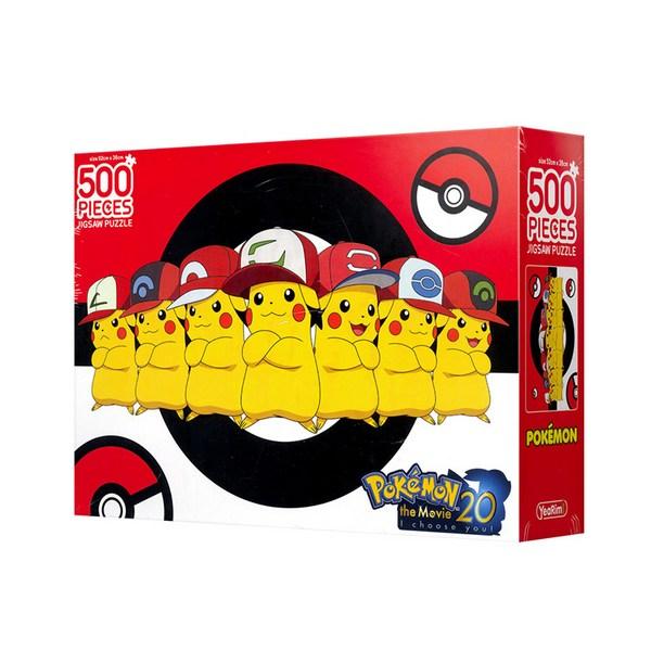 Пазл Pokemon 500 Jiwoo's Pikachu, 500p, пазл Yerimi, детские игры, развивающие игрушки