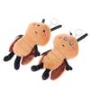 Creative Cockroach Plush Toy Cartoon Stuffed Xiaoqiang Doll Keychain Bag Pendant Car Key Holder For Birthday Gifts
