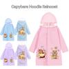 TPU Hooded Raincoat Waterproof Kids Raincoat New Rain Poncho  for Students