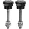 Universal Hood Pins 22mm Aluminum Quick Release Lock Heavy Duty Automotive Fastener Set 2 Pack