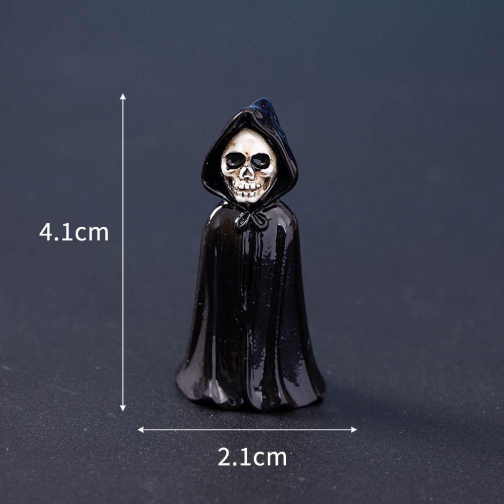 Creative Cartoon Halloween Small Ornaments DIY Resin Craft Tombston Ornaments Mini Resin Festival Ornaments Home