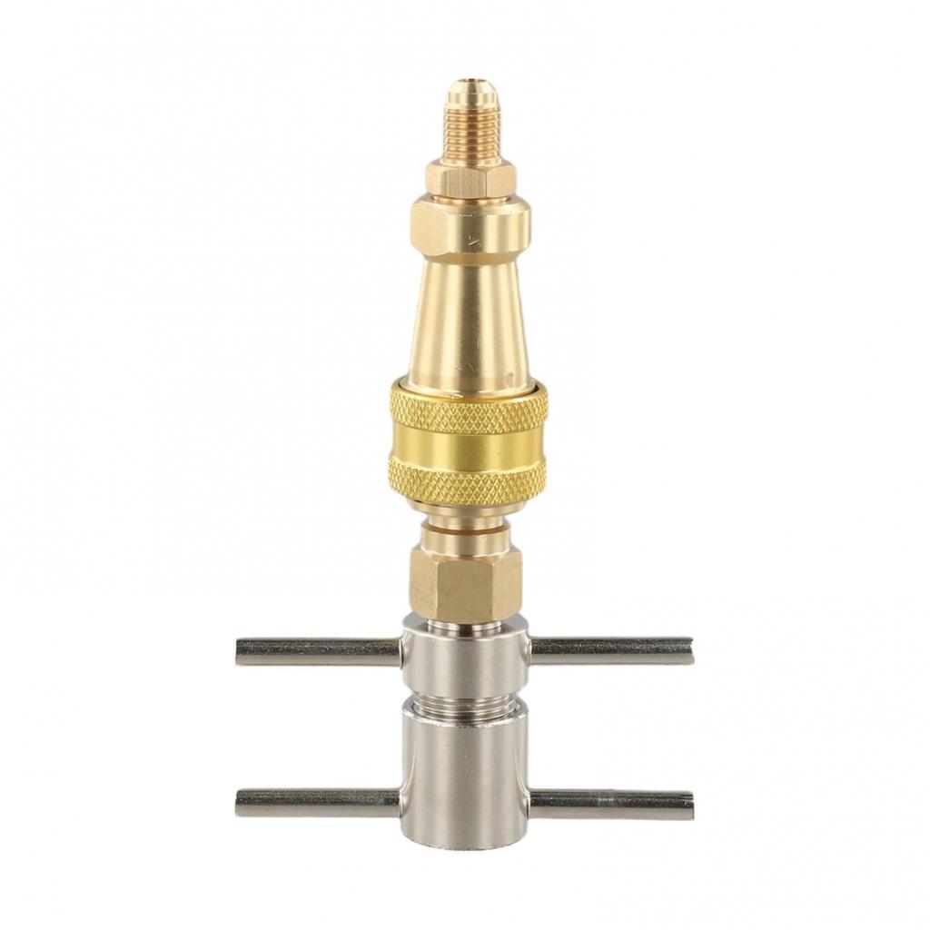 Brass Washer Quick Connect Refrigerator Quick Connector Electroplated Iron Body