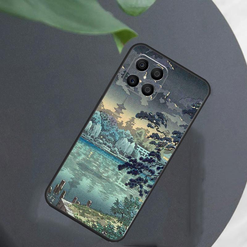 Японское искусство укиё-э Чехол для Honor Magic 7 Lite 6 5 8 Pro Для Honor 200 400 70 90 X8c X8b X9a X9b X9c X9d Win RT