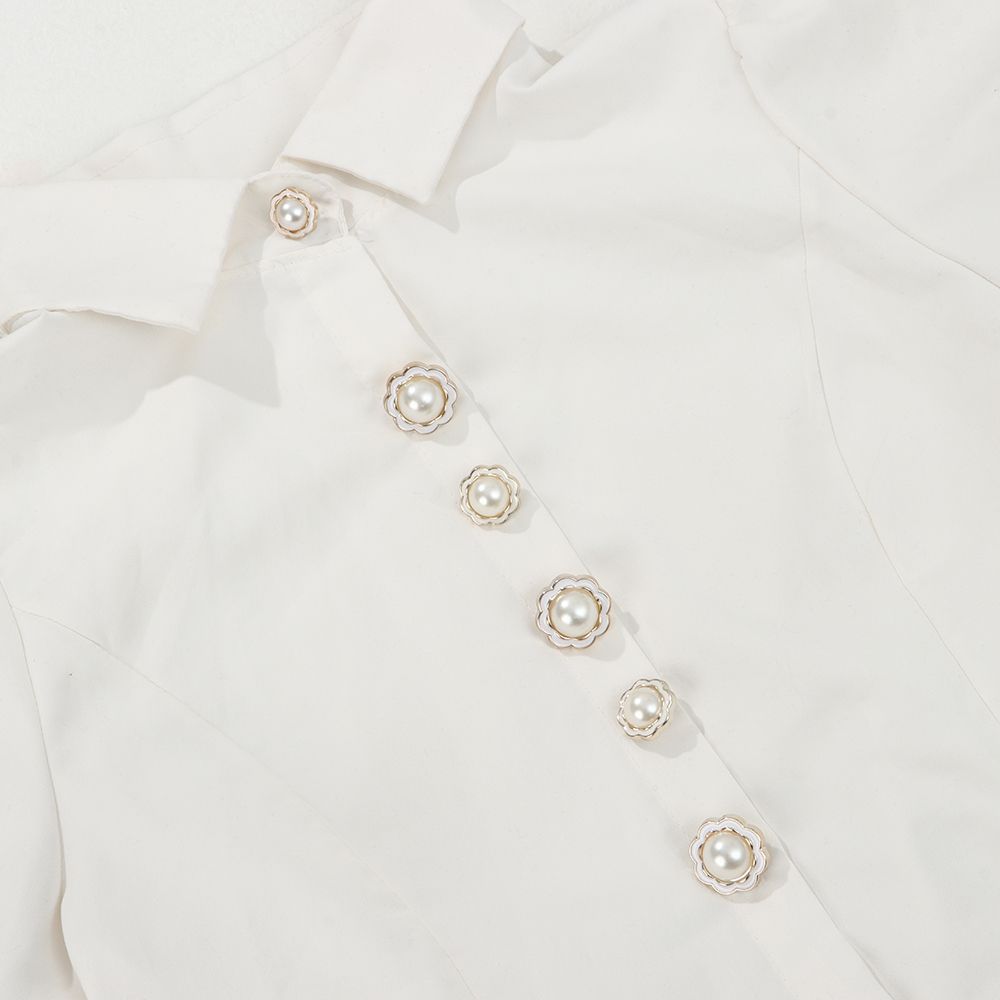 10Pcs Plastic Sewing Button DIY Needlework Pearl Clothing Buttons Sewing Accessories Shirt Buttons