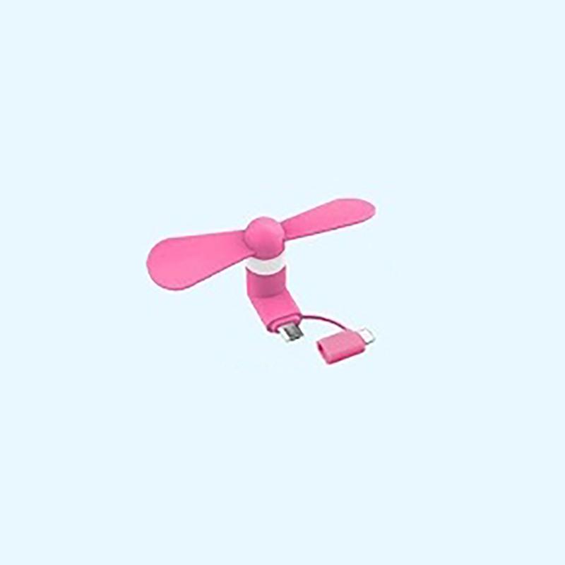 Мини-вентилятор для охлаждения телефона, Plug & Play, универсальный, 3 порта, маленький вентилятор для лета, прогулок на свежем воздухе, покупок, повседневного использования