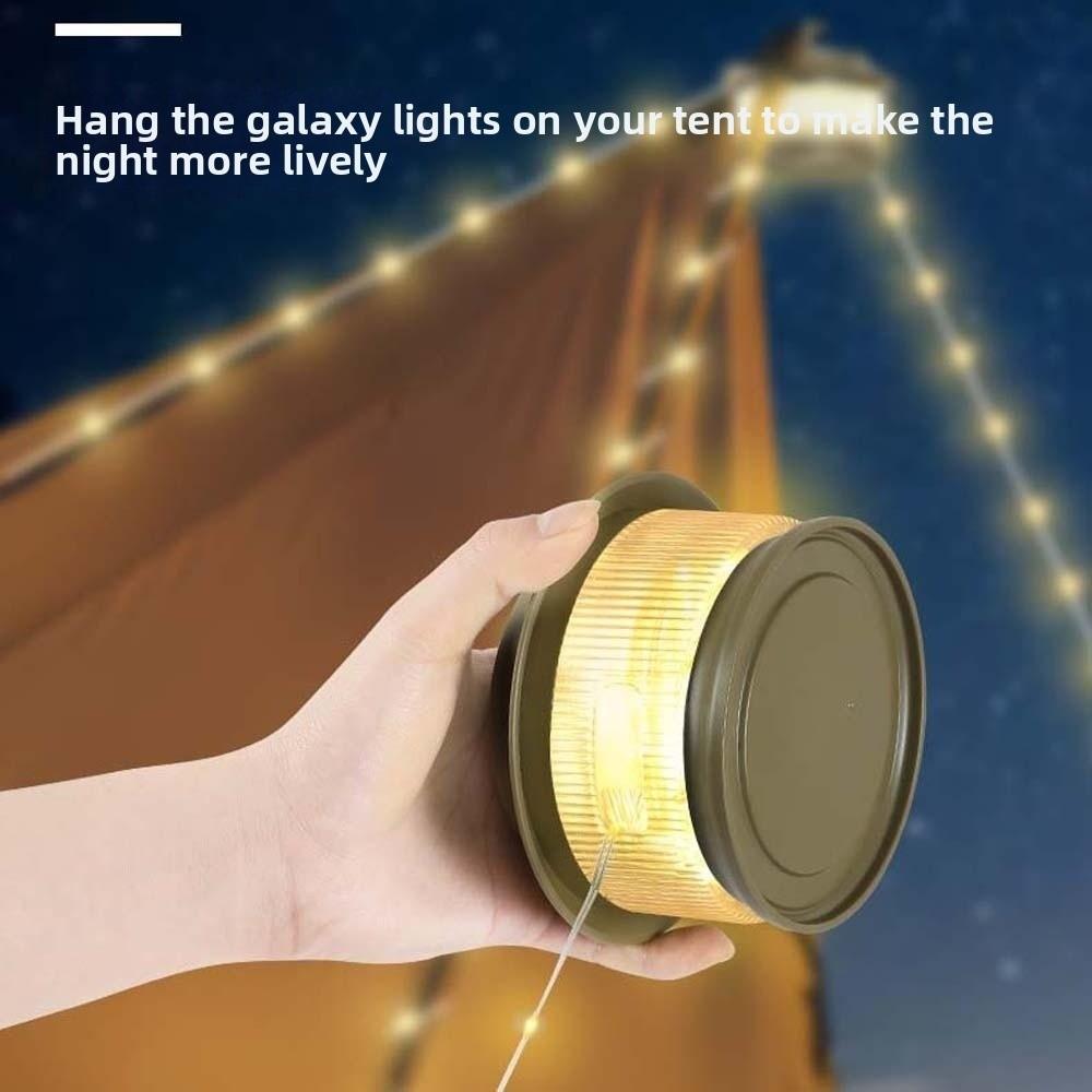 Recyclable Light String Camping Lantern Waterproof Retro Tent Lamp Camp Supplies