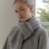 YUPPE MIX WOOL KNIT MUFFLER (2 colors)