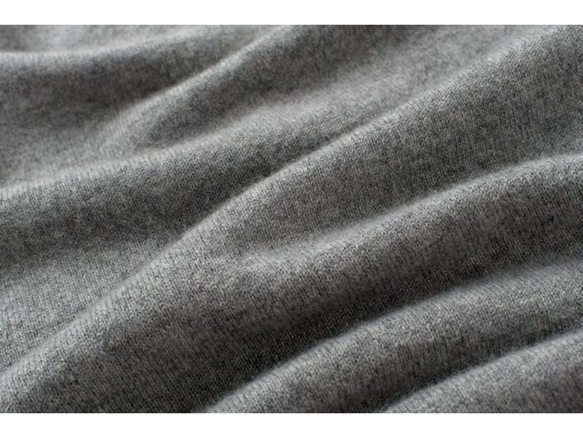 Женский свитер большого размера из 100% чистого кашемира свободного кроя, теплый, с воротником поло