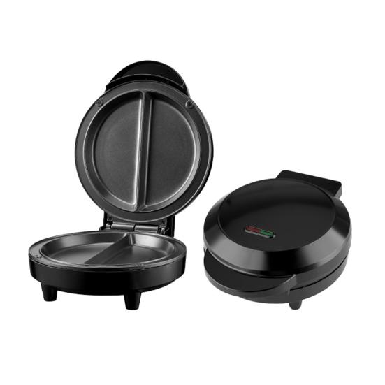 Dual Zone Electric Omelette Maker 1000W Rapid Heating Egg Cooker Non-Stick Double Omelet Pan for Sandwiches Crepes Frittatas Pancakes