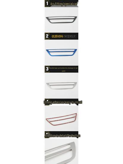 Stainless Steel Rotating Ring for 5 Series Center Console Adjustment Button